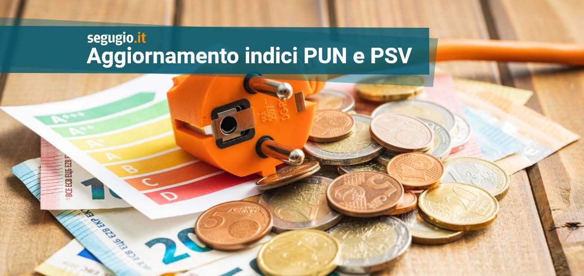 aggiornamento indici pun e psv