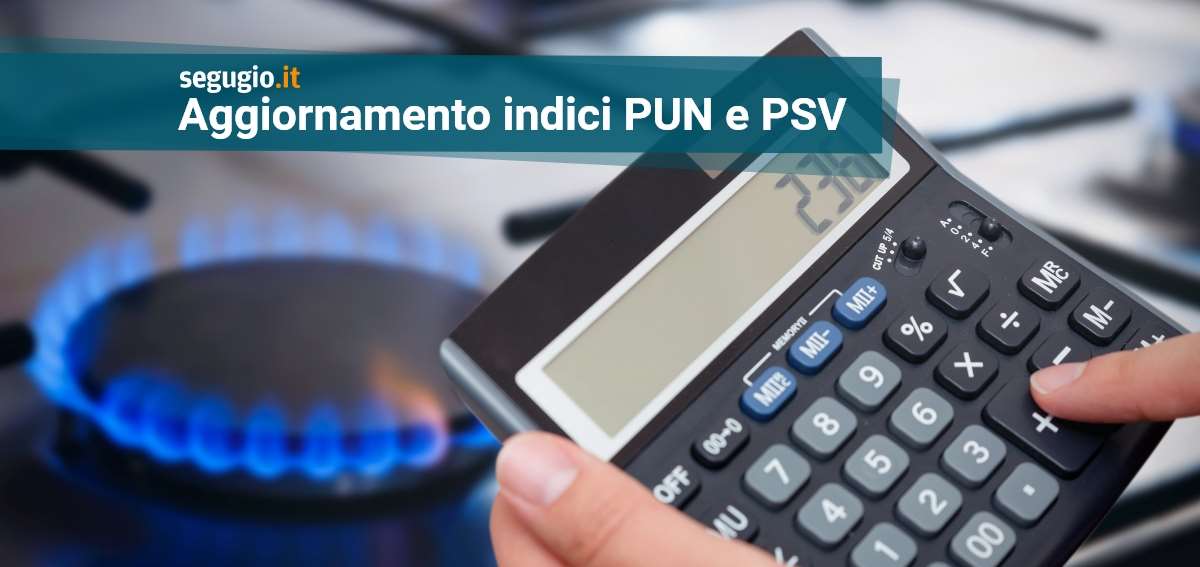 aggiornamento indici pun e psv